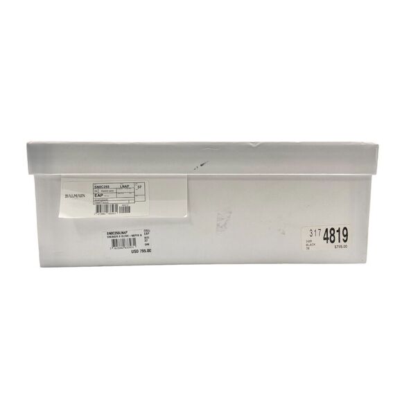 Balmain Black Ankle Boots with Sleek Design - Picture 9 of 11